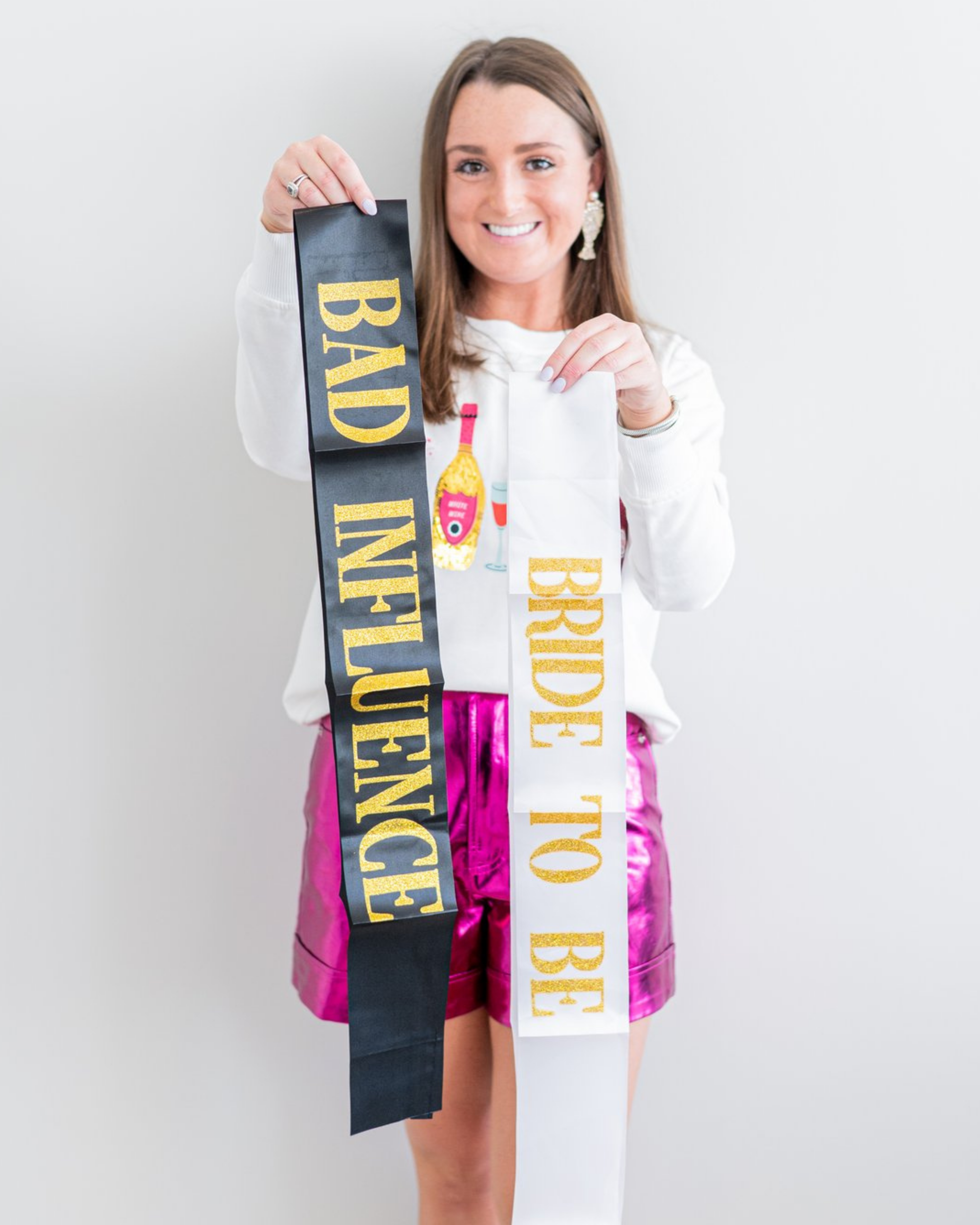 BHLDN Gilda Sash Color Guard Senior Sash - Color Guard Flag Senior Night Sash  main image 2